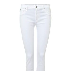 Hudson Mid-Rise Nico Jeans - White